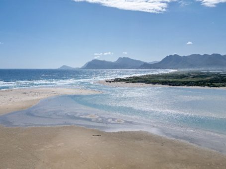 Wide open natural landscape around Fisherhaven and Bot River Lagoon