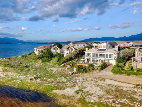 Atlantic Ocean coastline near Hermanus South Africa